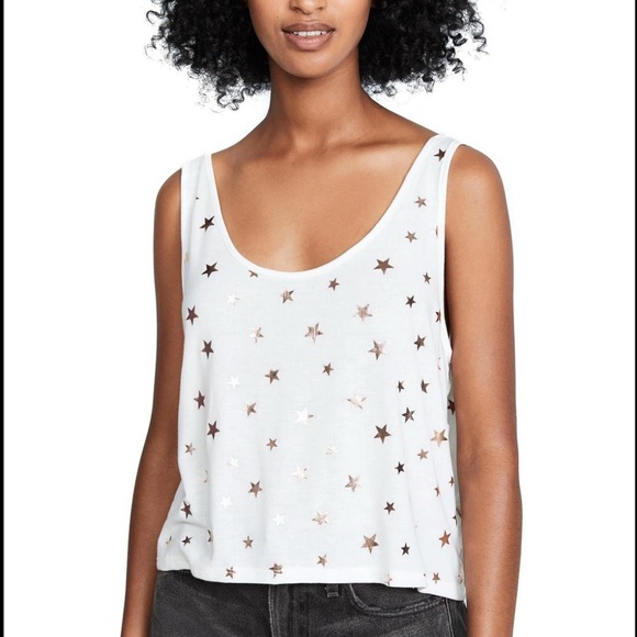 NWT Spiritual Gangster Starry Double Scoop Tank MSRP $58 P2P 21.5 - Picture 3 of 6